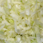 Weißkohl-Schnitzel mit Feuma Gemüseschneider GVM 210 zerkleinert